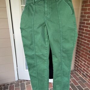 White House Black Market Green Straight Leg Women’s Jeans